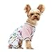 Fitwarm Unicorn Pet Clothes for Dog Pajamas Cat Onesies Lightweight Velvet Pink Small