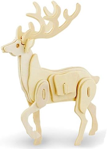 FANWAI Children's Educational Deer Green Wodden Shape Sorts Baby Toddler Toys