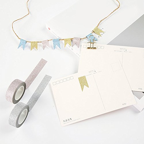 image for cyclamen9 Glitter Washi Tape Masking Tape Decorative Sticker Paper Adh