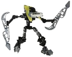 Lego Bionicle VAHKI Figure #8618 Rorzakh (Yellow Cap) | Amazon