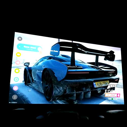 VIVIBRIGHT F40 Full HD Beamer, Native 1080P Projektor, Video Beamer mit 4800 Lumen LED-Helligkeit, geeignet für Heimkino-Unterhaltung und Business, 300 Zoll für PC / TV-Box / Laptop / PS4 / PPT