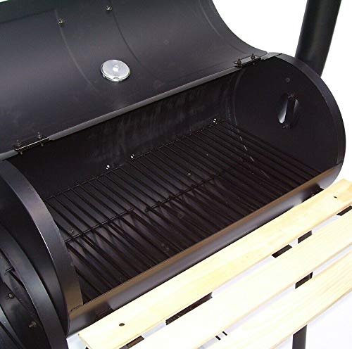 D&L BBQ Holzkohlegrill Barbecue 56510 Smoker Grill Grillwagen Standgrill Räucherofen AWZ – Bild 7