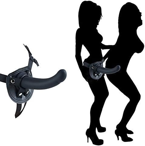UIBETR Silicone Massage Wonderful 7 in Slim S'trapon H'arness for Pegging Relax Soft Wand for Women Masaging Lesbian