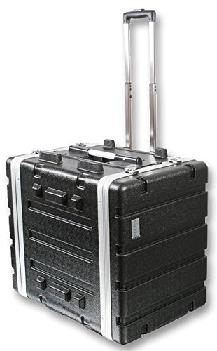 FLIGHT CASE, ABS 19" 7U, TROLLEY ABS-8UTR By PULSE