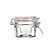 Kilner Glassware Facetted Clip Top Jar, Airtight Seal for Pickling, Preserving, and Storing, 8-1/2-Fluid Ounces