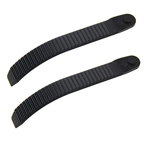 UP100® One Pair Length 185mm Snowboard Binding Parts Ankle Tongue Ladder Straps for Snowboard Shoes Black