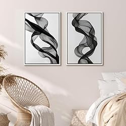 MUDECOR Framed Canvas Print Wall Art Set Flowing