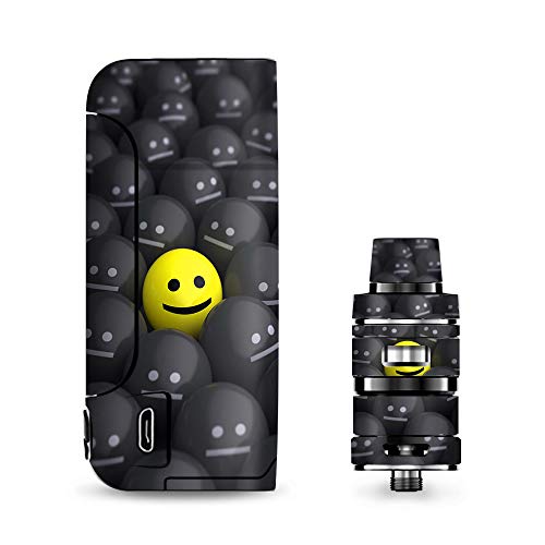 IT'S A SKIN Decal Vinyl Wrap for Vaporesso Armour Pro Cascade Tank Vape Sticker Sleeve Cover / 1 Yellow Happy Emoji with sad