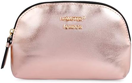Hamster London Cosmetic Toiletry Travel Bag Pouch Waterproof Zipper Organizer Pouch (Gold)