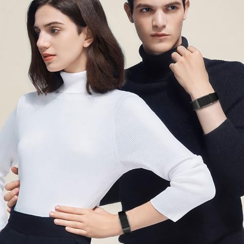 FEISEDY Pulsera Inteligente Rastreador de Actividad y Fitness Monitoreo Todo el día Rastro de Actividad, estrés, frecuencia cardíaca, sueño Cientos de Modos Deportivos con la aplicación Gratuita