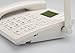 BW Wireless Quad Band GSM Desk Phone - 2.4 Inch LCD Screen, Rechargeable Battery, Caller ID, Redial, Hands Free Functions - White