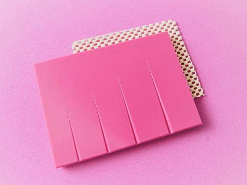 Non Stick Leaf Veining Board Pink (6.5" x 5") Sugarcraft Made in The UK