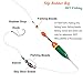 THKFISH Slip Bobbers Fishing Floats and Bobbers Balsa Wooden Fishing Slip Bobbers for Crappie Panfish Walleyes Bass Trout Pike 0.18oz(2.32