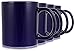 Serami 19oz Cobalt Large Classic Mugs for Coffee or Tea. Large Handle and Heavy Duty Construction, Set of 4