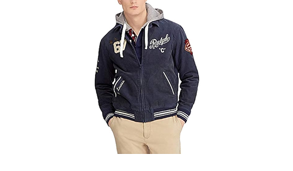 polo ralph lauren embroidered corduroy jacket