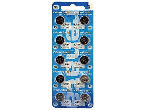 Renata Lr44 76A Ag13 157 V13Ga Rw82 Alkaline Calculator / Watch / Key / Gadget Battery 1.5V Blister