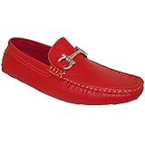SHOE ARTISTS Beautiful Red Hot Men's Slip On Shoe (9.5D US)