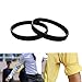 ECYC Solid Color Elastic Bracelet Shirt Sleeve Holders Elasticated Metal Armbands
