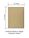 Brown Kraft Chipboard – Medium Weight 30 Point (0.03 inch) Cardboard | Thick and Sturdy, Great for Arts and Crafts, Packaging, Scrapbooking, Notepad Backing | 25 Chipboard Sheets | 11