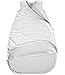 Woolino Merino Wool and Organic Cotton Baby Sleep Bag - 4 Season Classic Sleep Sack for Baby - Two-Way Zipper Sleeping Bag for Baby and Toddler - 18-36 Months - Gray