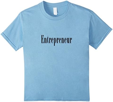 Kids Entrepreneur Shirt - For Career Day or Just For Fun! 10 Baby Blue