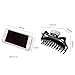 Prettyou Thick Hair Super Large Clips Crystal Plastic Claw Clamps Hairgrips Clips Accessories for Women, 2 pack. (F)