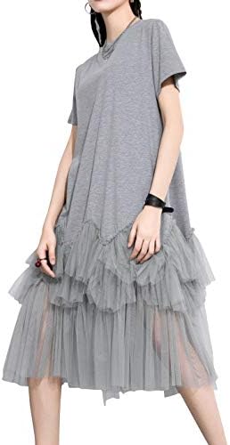 tulle t shirt dress Mixie Mesh Tulle Tiered T-Shirt Whiskey Darling Boutique