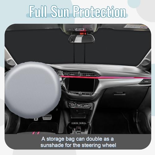 [Upgrade] CDEFG Compatible with Opel Corsa F 2020-2025 2026 Sunshade Covers Windshield Parasol Front Windshield Car Sunshade Accessories