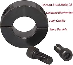 AZSSMUK Double Split Clamp-On Shaft Collars of