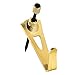 XPURC 25-Pack 30lbs Drywall Art Hanging Hooks->Plaster Picture Frame Hangers->Black Nails with Brass Head