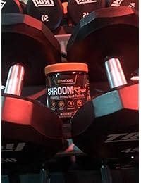 BioShrooms - Fórmula de preentrenamiento natural de ShroomRush con león de hombre, camillas, Yerba Mate - Paleo y Keto Friendly - 30 servilletas