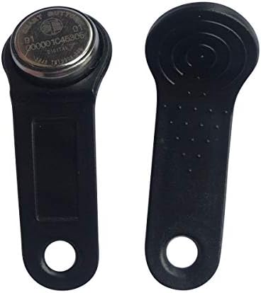 50 pcs DS1990A F5 iButton I-Button electronic key IB TAG Black Handle