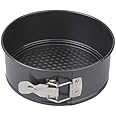 Gabkey 7 inch Springform interlocking and leak-proof seal carbon Cake Springform Pan