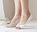 Searchself Womens Peep Toe Liner Socks No Show Socks 3 Pack