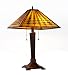 CHLOE Lighting CH33215MG16-TL2 Tiffany-style Mission 2-Light Table Lamp with 16-Inch Shade