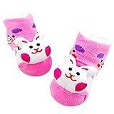 Elevin(TM)Newborn Infant Baby Boys Girls Anti-slip Non-Skid Crew Socks Cotton Boots