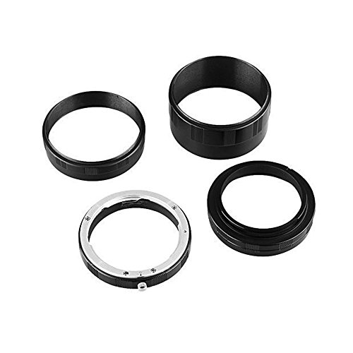 Mcoplus Manual Macro Extension Tube Metal Adapter Set for Nikon DSLR Cameras