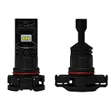 NOVSIGHT H16(EU) 5202 LED Fog Light - 6500K White Bulb - 1600LM(800LMx2) - 2 Year Warranty