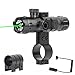 Gohiking Tactical Green Sight, 532nm Green Dot Rifle Scope Sight With 2 Mounts ,Black