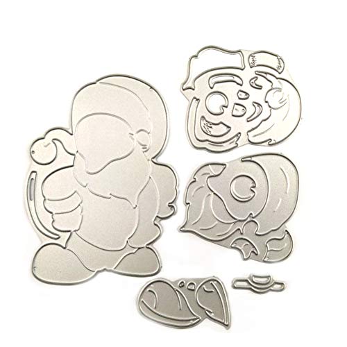 Metal Cutting Dies in Die Cut Machine for Scrapbooking Card Making (Santa) - Thumbnail 2