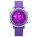Girls Wacthes, Digital Colorful Waterproof Swimming Sport Girls Kids Child Cool Wrist Wacth (Purple Color)