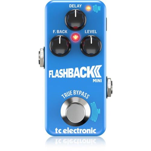 T.C Electronic Tc Electronic Flashback 2 Mini Delay Légendaire Pédale De Delay Ultra-Compacte Avec Footswitch Mash Et Nouveaux Algorithmes Analogiques Et De Bande