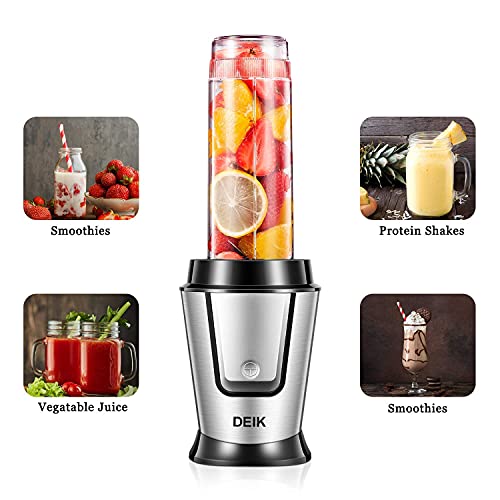Personal Smoothie Blender, DEIK Bullet Blender for Shakes and Smoothies