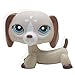 tongrou #1491 Rare Littlest Pet Shop Tan Cream Dachshund Dog Blue Eyes animal LPS Toy