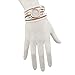 Lux Accessories Woven Chain Link Wrap Around Bracelet Analog Sports Quartz Wrist Watch