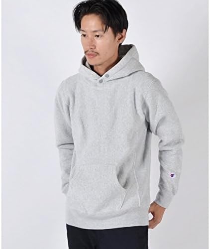 Amazon シップス メンズ Ships Champion Ships 別注 リバースウィーブ プルオーバー スナップ フーデッド パーカー グレー Small トレーナー パーカー 通販