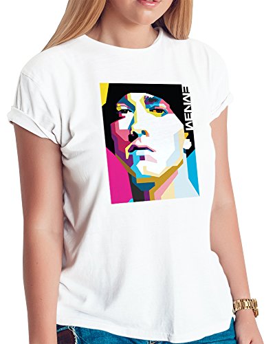 Eminem Tshirt - Eminem Shirt - 1 - Hip Hop Legend Rappers - Eminem Revival - Eminem t Shirt - Unisex (Medium) White