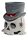 Halloween Forevermore Undertaker Ceramic Wax Warmer | Flameless & Easy to Clean | Handcrafted Horror-Style Character Aromatherapy Candle Warmers