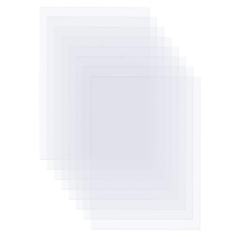 BENECREAT 30 Sheets A4 Size Inkjet Transparency Paper Film Waterproof Screen Printing Inkjet Laser Film for DIY Custom Printer Office Supplies