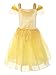 ReliBeauty Little Girl's Princess Belle Costume Dress up RB-G9169, 4T, Yellow